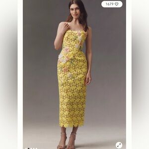 Helsi Georgia Straight Neck Floral Midi Dress